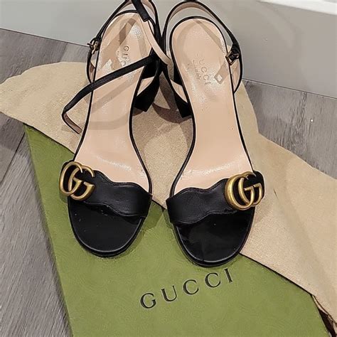 gg quarter strap sandal gucci|gucci flip flops for women.